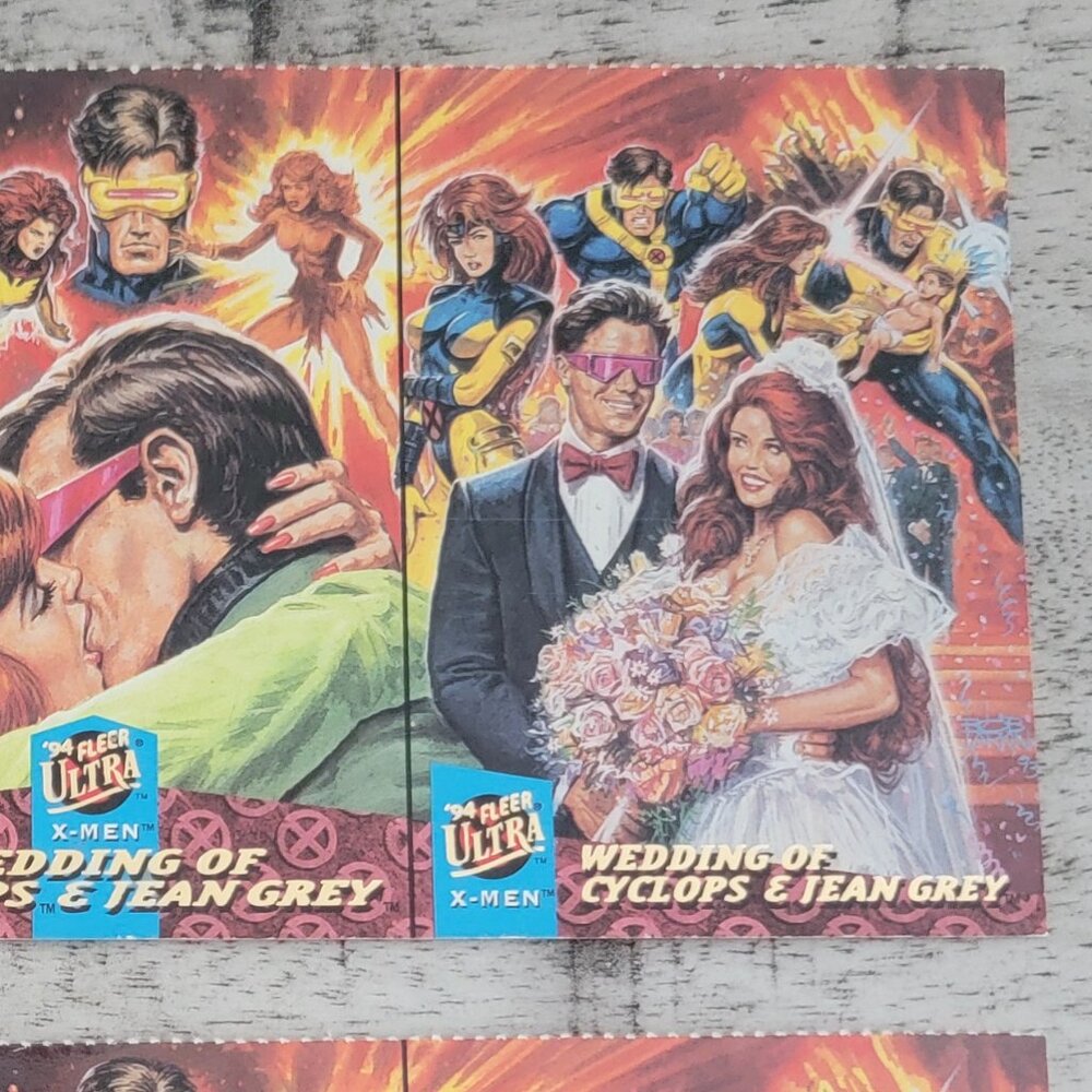 1994 Fleer Ultra X-Men Wedding of Cyclops and Jean Grey Trading Cards - Picture 12 of 15